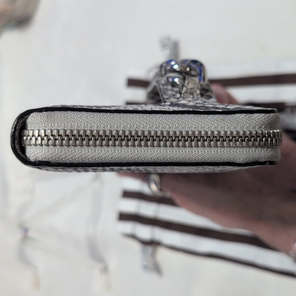 Henri Bendel Python Crafted Long Continental Wall… - image 5